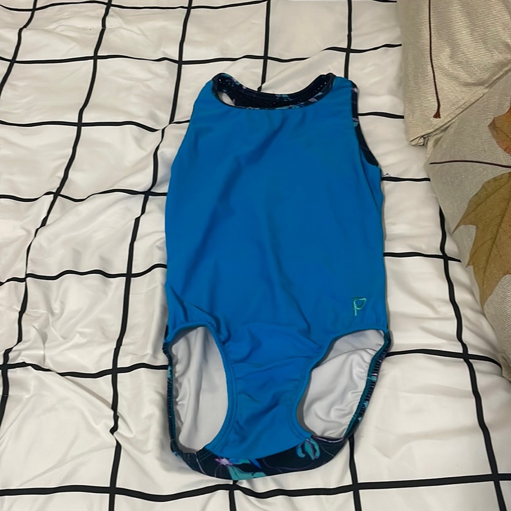 Plum practice wear gymnastics leotard